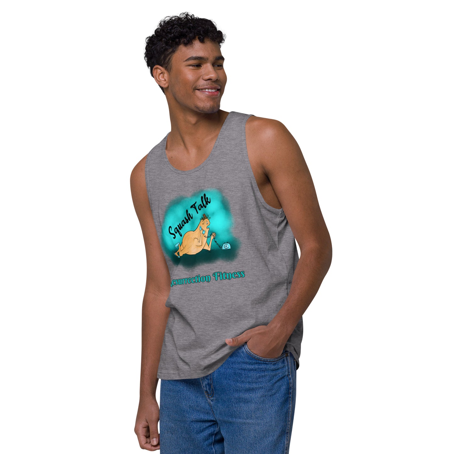 Squash Talk Men’s Premium Tank Top