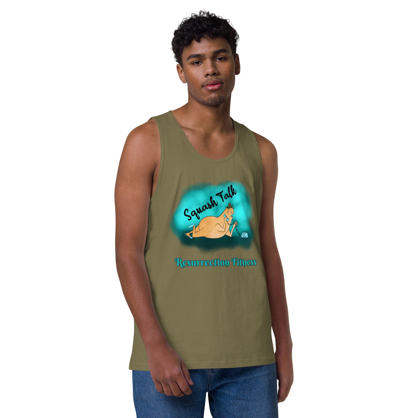 Squash Talk Men’s Premium Tank Top