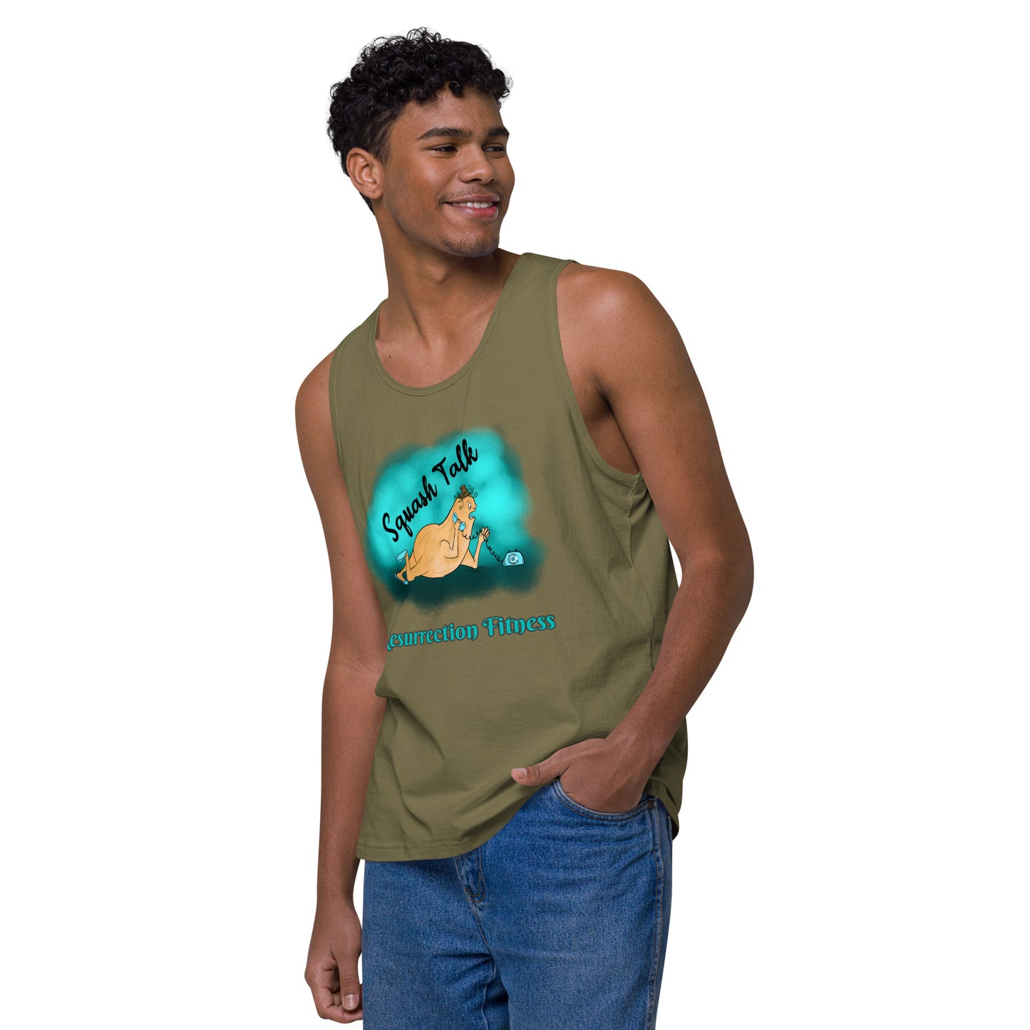 Squash Talk Men’s Premium Tank Top