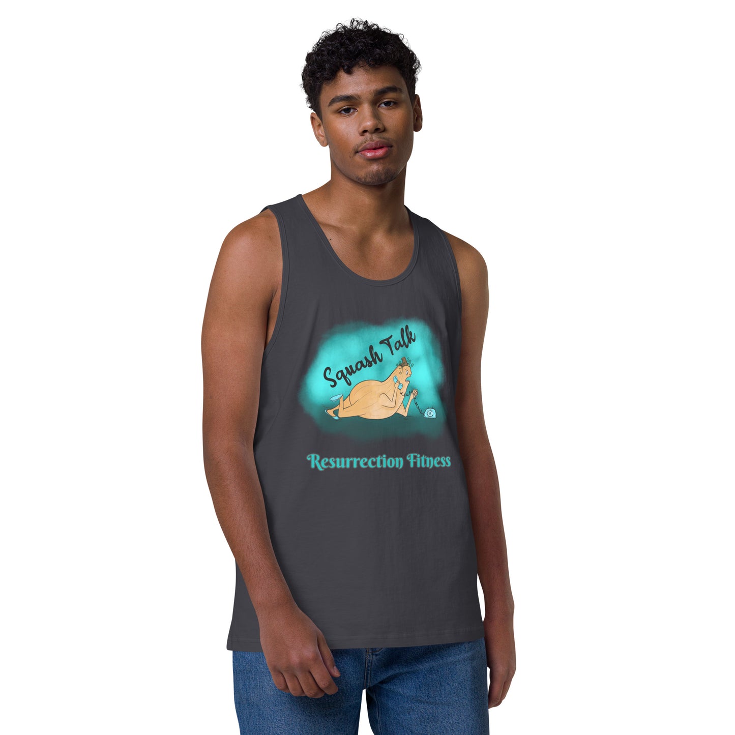 Squash Talk Men’s Premium Tank Top