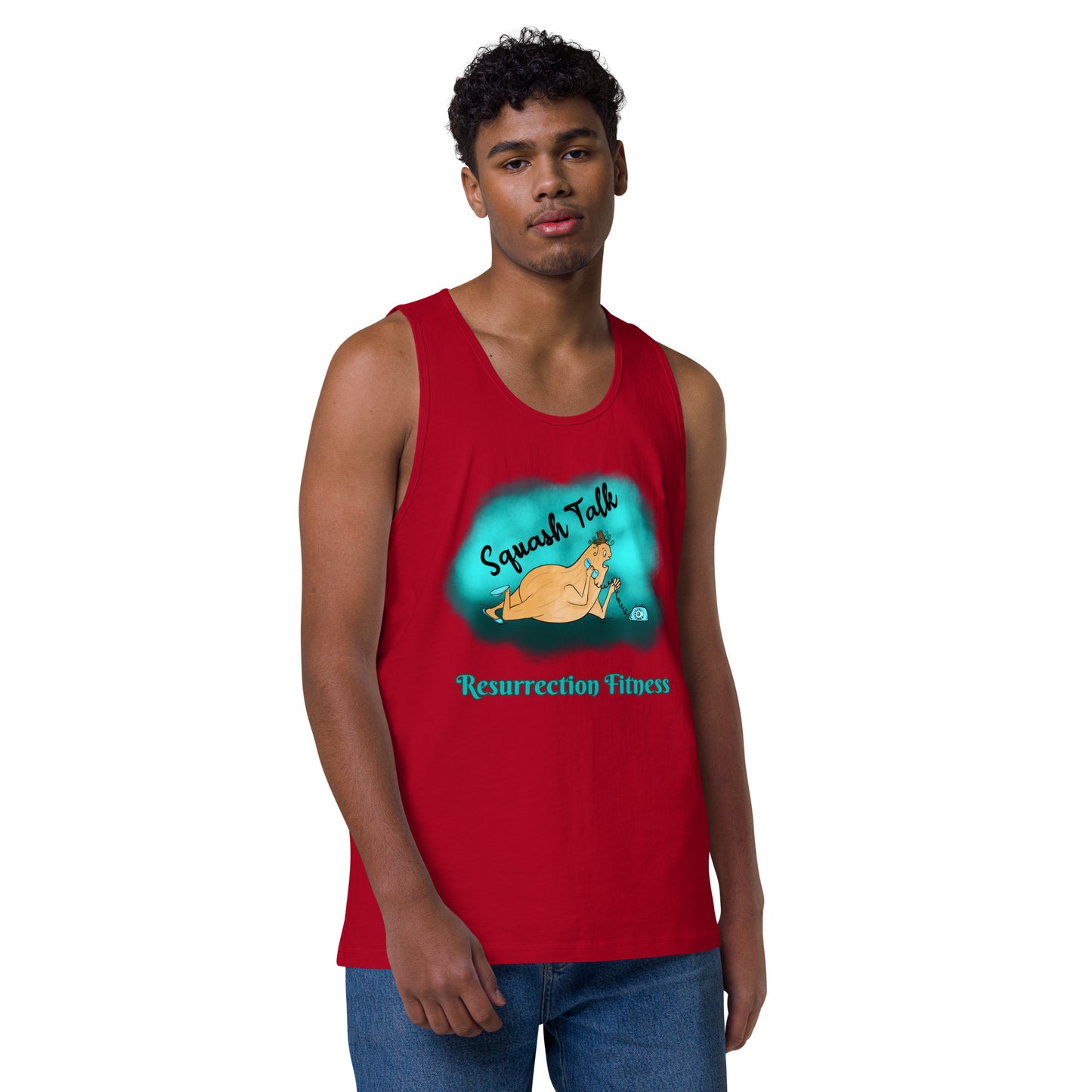 Squash Talk Men’s Premium Tank Top