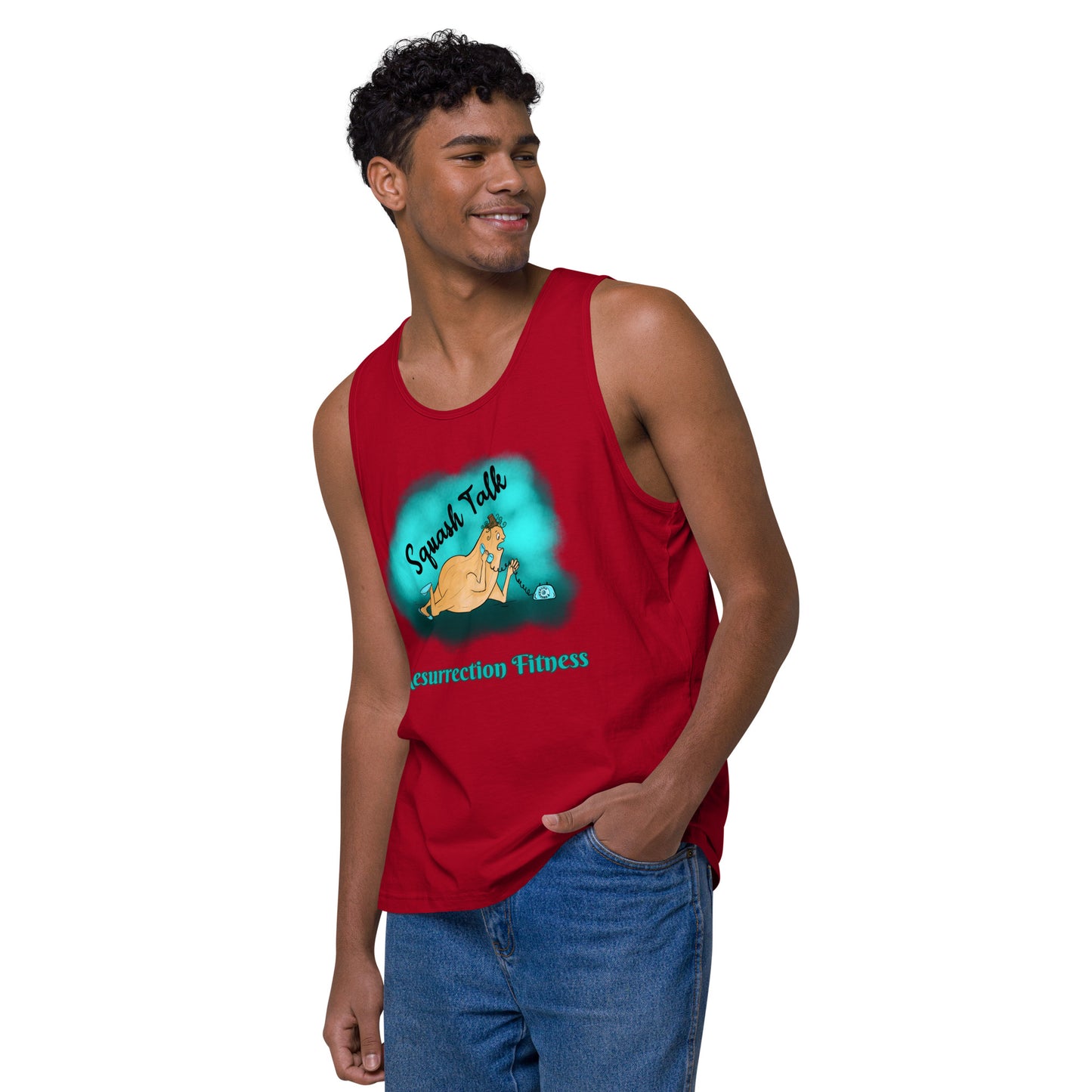 Squash Talk Men’s Premium Tank Top